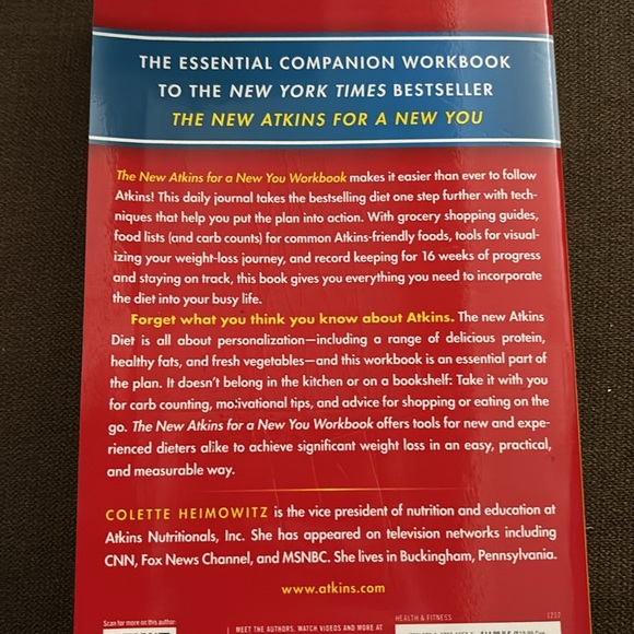 The New Atkins for a New You Workbook: A Weekly Food Journal to Help You book - Picture 2 of 3